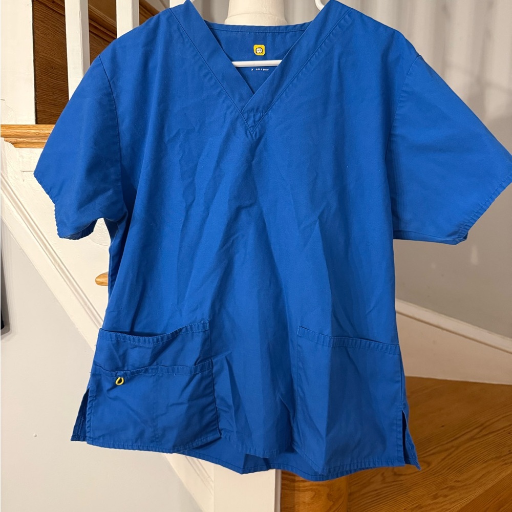Royal Blue Women's Scrubs (Top & Bottom)